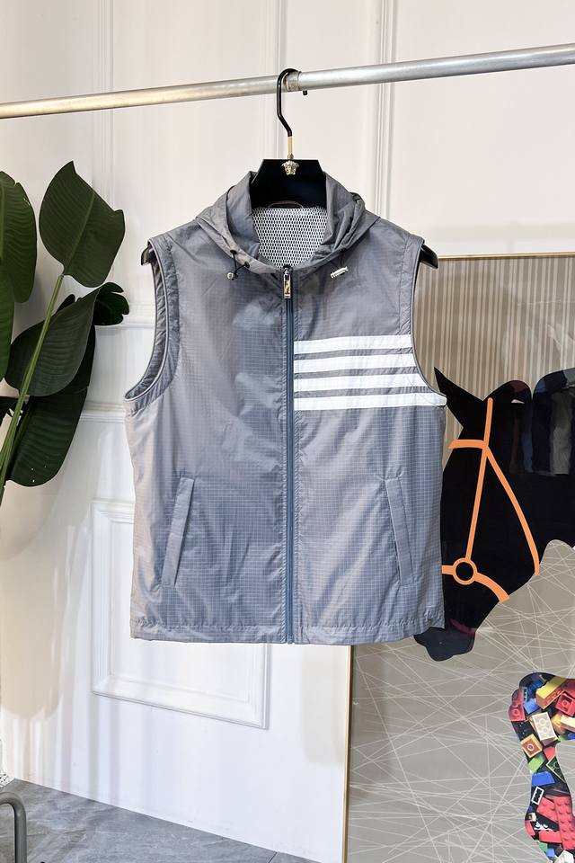 Tb 2025Ss Year of the Snake Spring Vest, made of custom high-quality polyester f