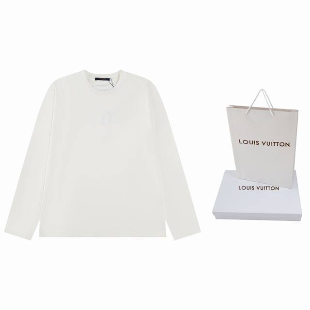 Top-tier version. Official website quality. Louis Vuitton long-sleeved T-shirt w