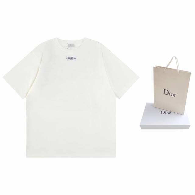 Top Version. Official Website Quality. Dior Paris Logo Short-Sleeve T-Shirt. Thi