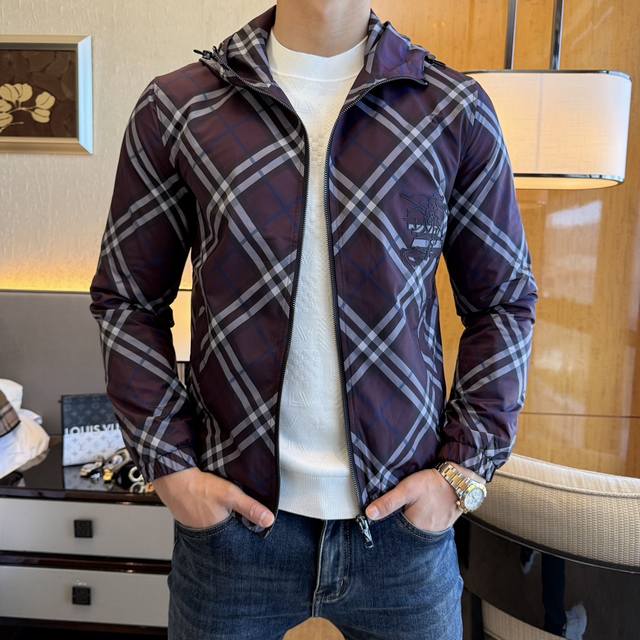Burberry SS Fall Hot Selling Jacket, made with custom high-quality polyester fib
