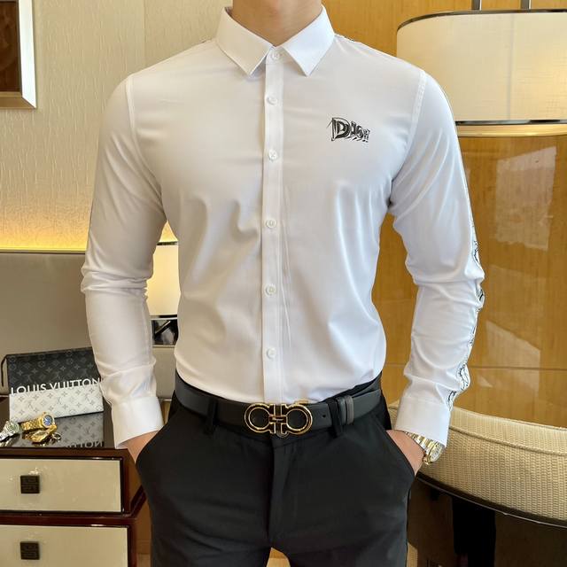 Return/exchange for Dior Spring/Summer long-sleeved shirt (European style). Sour