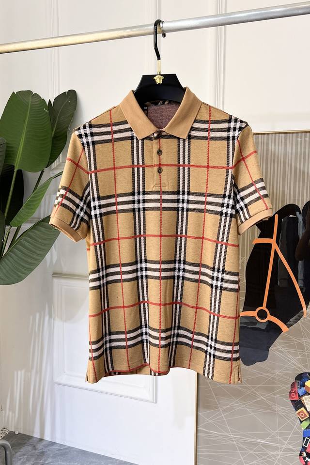 Burberry Ss Early Autumn New Arrival Men's Fashion Short-Sleeve Base Layer T-Shi