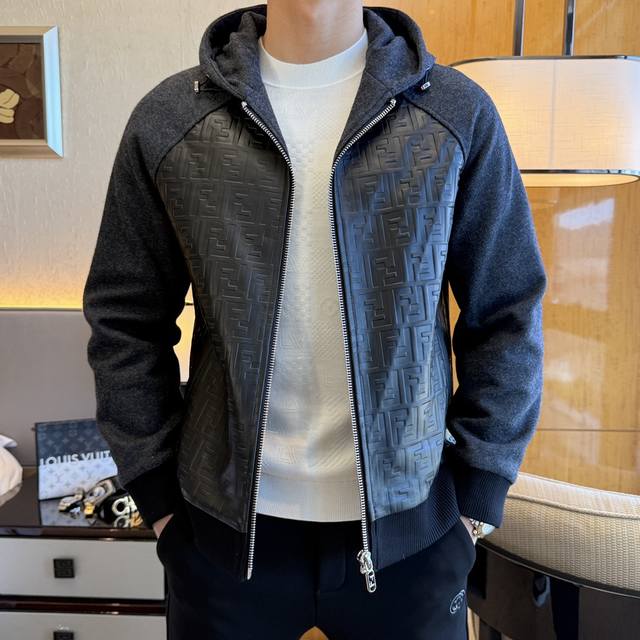 Return/Exchange after the New Year for Fendi Ss autumn hot-selling wool and leat