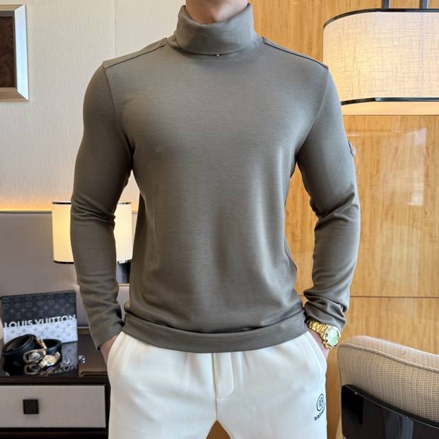 Moncler Ss autumn hot-selling thin fleece long-sleeved T-shirt, returned after t