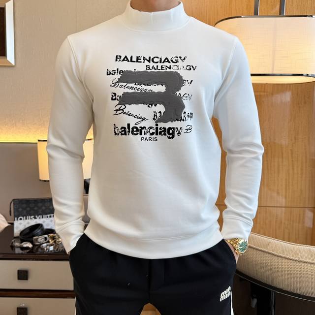 Balenciaga SS Fall Hot New Arrival: Top-Quality Fashionable Pullover Fleece Swea