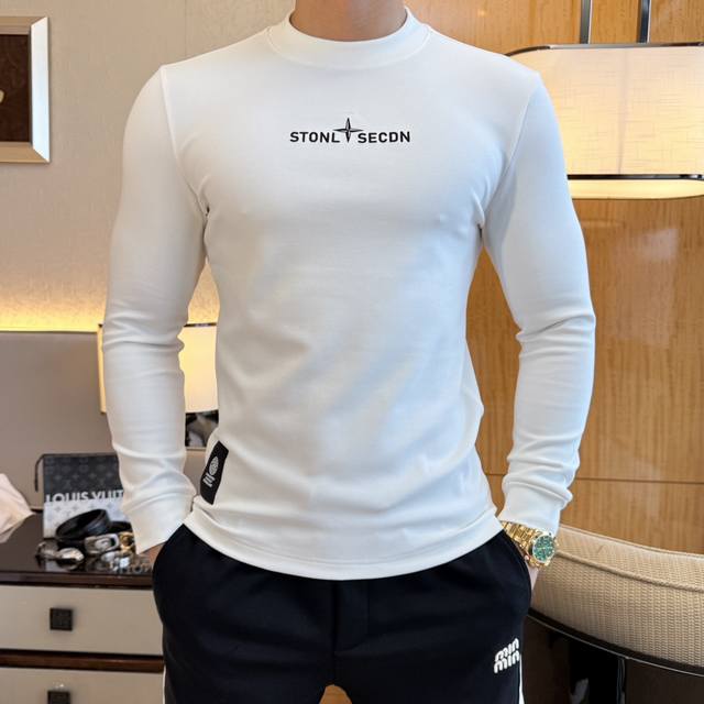 Stone Island Ss Autumn Hot Selling Long-Sleeve T-Shirt, made with custom high-gr