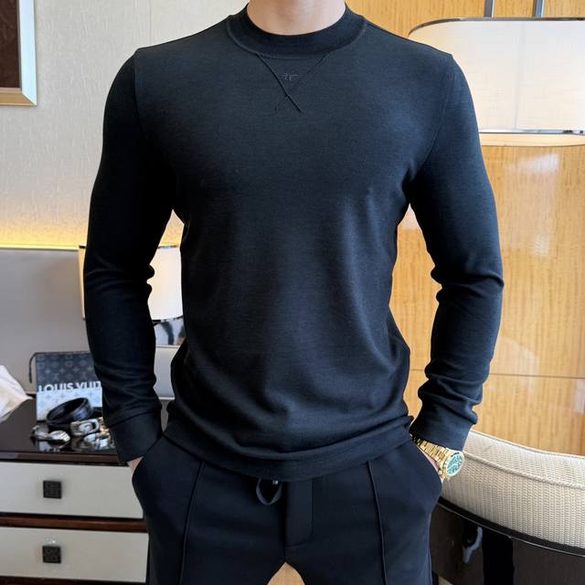 Dior Autumn Hot Selling Volcanic Fleece Long-Sleeve T-Shirt. Made with custom hi