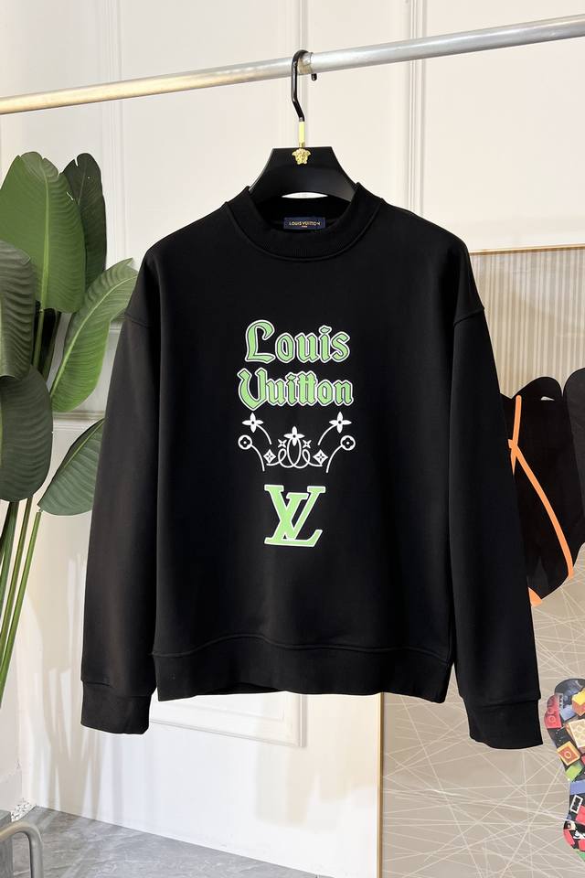 Lv Ss Autumn's hottest new arrival! Top-quality fashionable drop-shoulder sweats