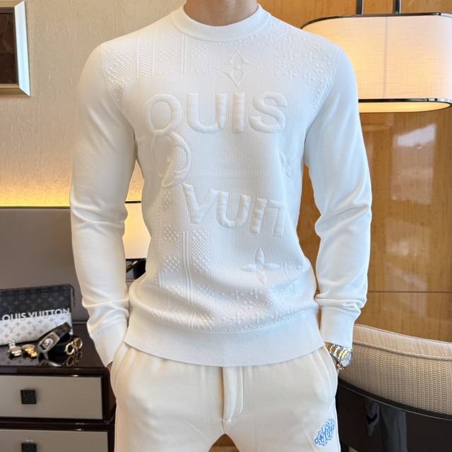 Lv Ss Autumn's hottest new arrival! Top-quality fashionable thick pullover sweat