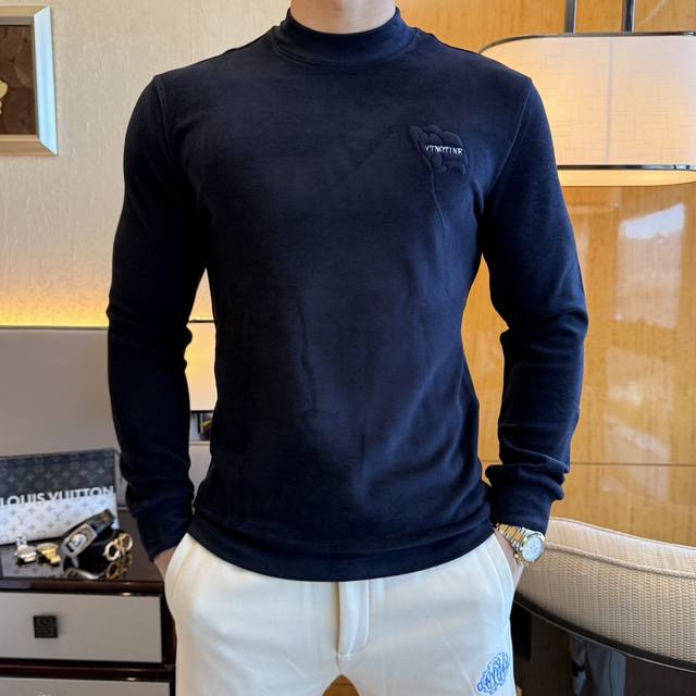 Valentino SS Autumn Hot Selling Thin Fleece Long-Sleeve T-Shirt. Made with custo