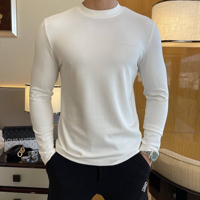 Dior Autumn Collection Hot Selling Long-Sleeve T-Shirt. Made with custom-made hi