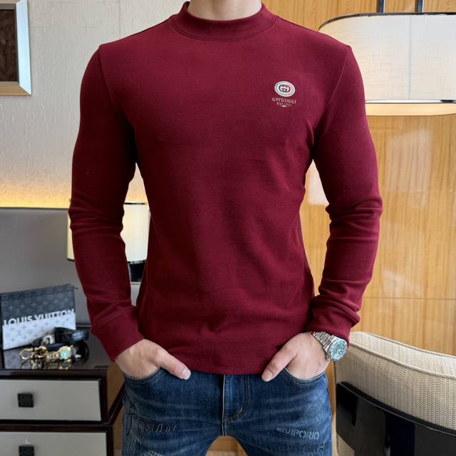 Gucci Ss Autumn Hot Selling Cashmere Long-Sleeve T-Shirt. Made with custom high-