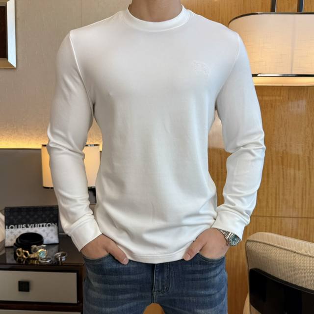 Burberry Ss Fall Hot Selling Long-Sleeve T-Shirt. Made with custom-made high-gra