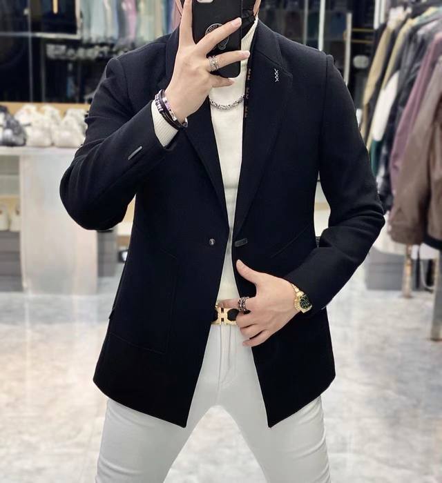 Genia Ss Autumn Hot Selling Casual Mid-Length Wool Blazer: The most fashionable