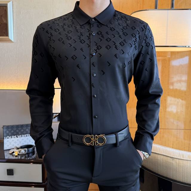 Fendi Ss Fashion Hot Selling Item, Thick Fleece-Lined Long-Sleeved Shirt, source