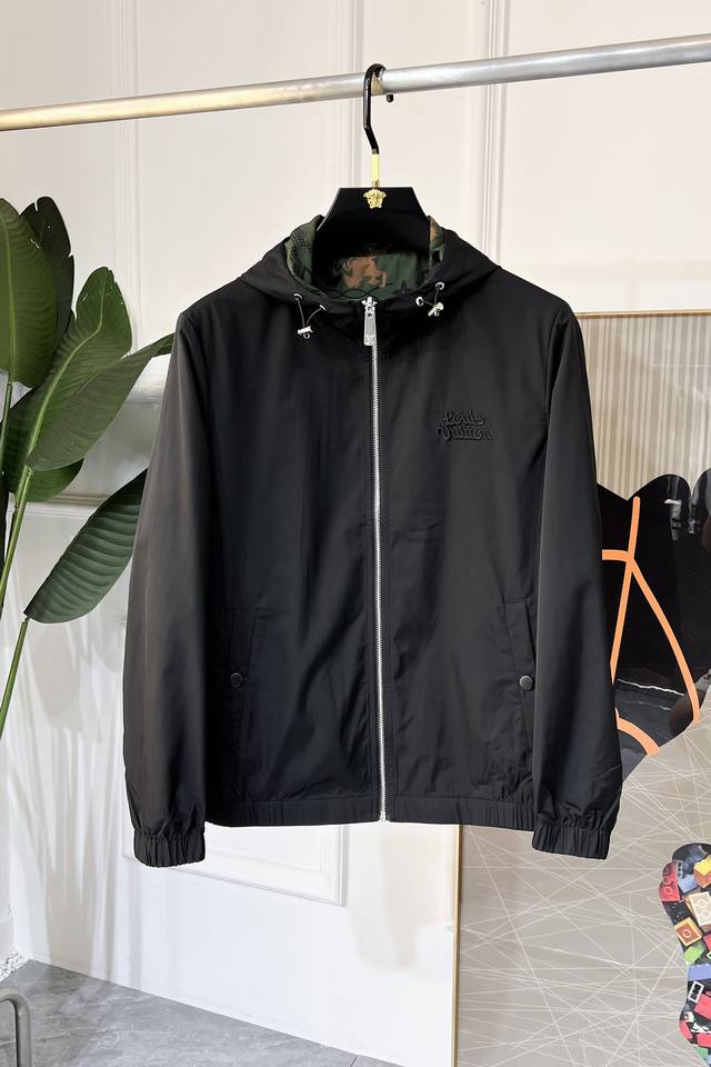 Lv Ss Autumn Hot Selling Reversible Jacket, made of custom high-quality polyeste