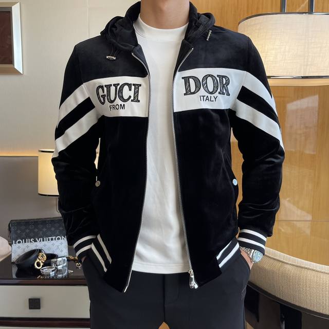 Dior Autumn/Winter Hot Selling Velvet Jacket, made with custom high-quality poly