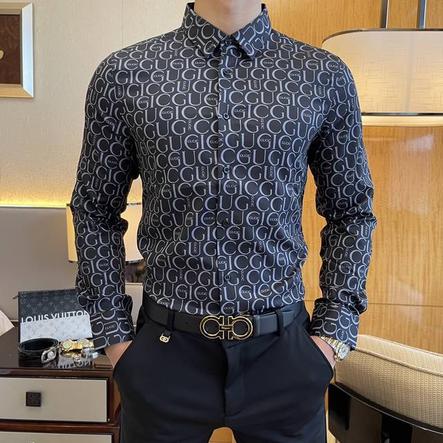 Gucci Ss Autumn Fashion Hot Selling Long-Sleeved Shirt, sourced from a trading c