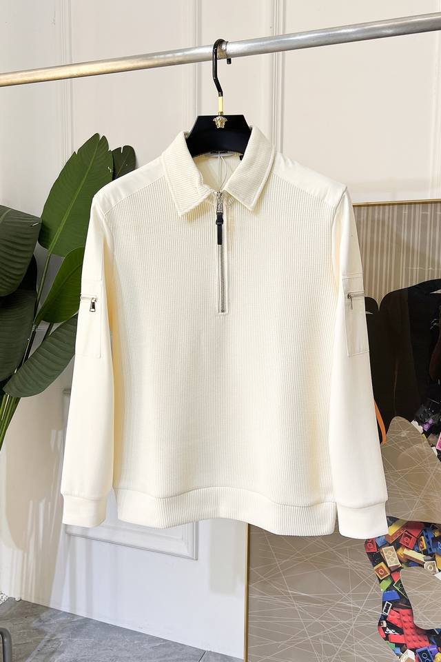 Prada SS Fall Hot New Arrival: Top-Quality Fashionable Pullover Knit Sweatshirt,