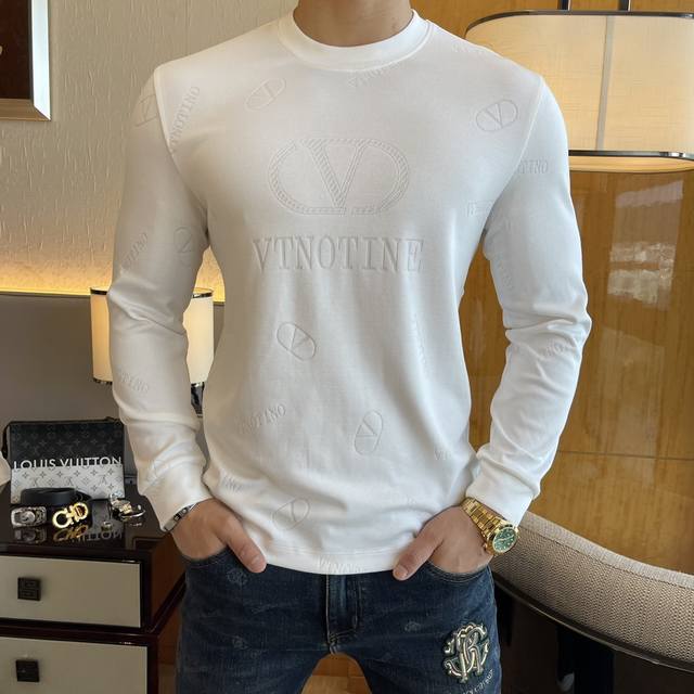 V-brand Rentino Ss autumn hot-selling long-sleeved T-shirt, made with custom hig