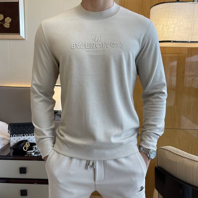 Balenciaga SS Autumn Hot Selling Long-Sleeve T-Shirt, made with custom high-grad