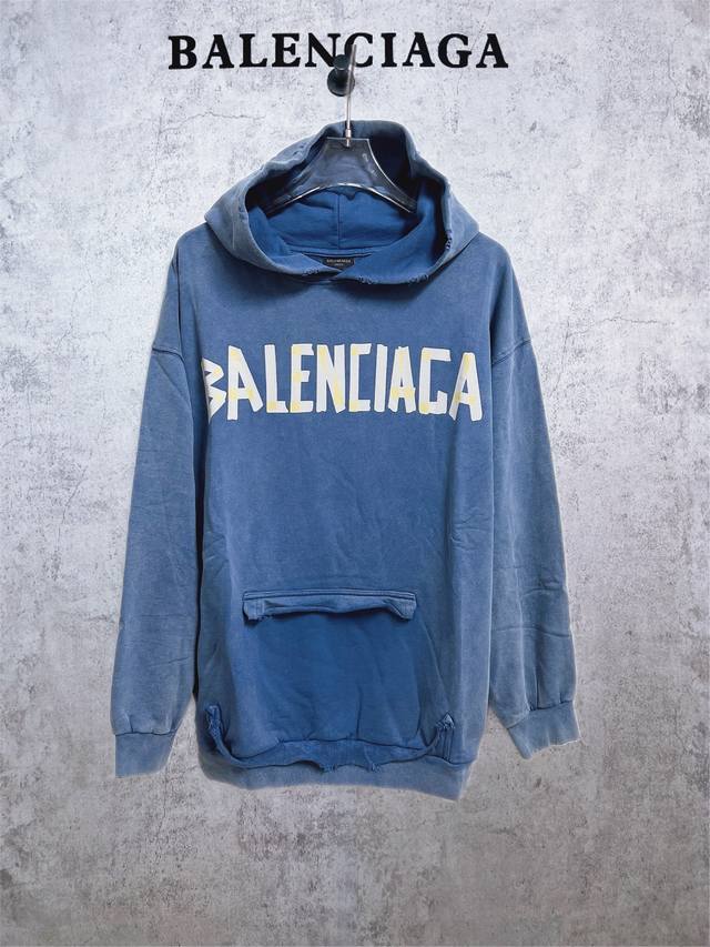 Balenciaga top-quality 1:1 official website replica. Long-sleeved hooded sweatsh