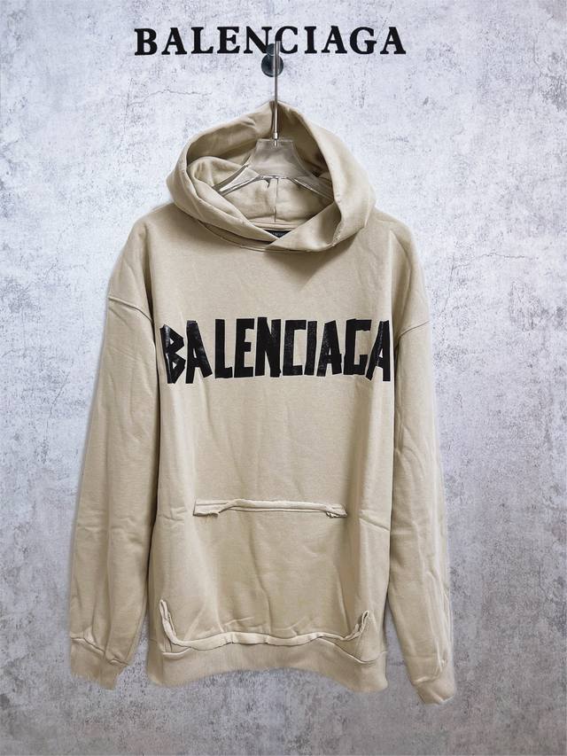 Balenciaga top-tier 1:1 official website quality. Long-sleeved hooded sweatshirt