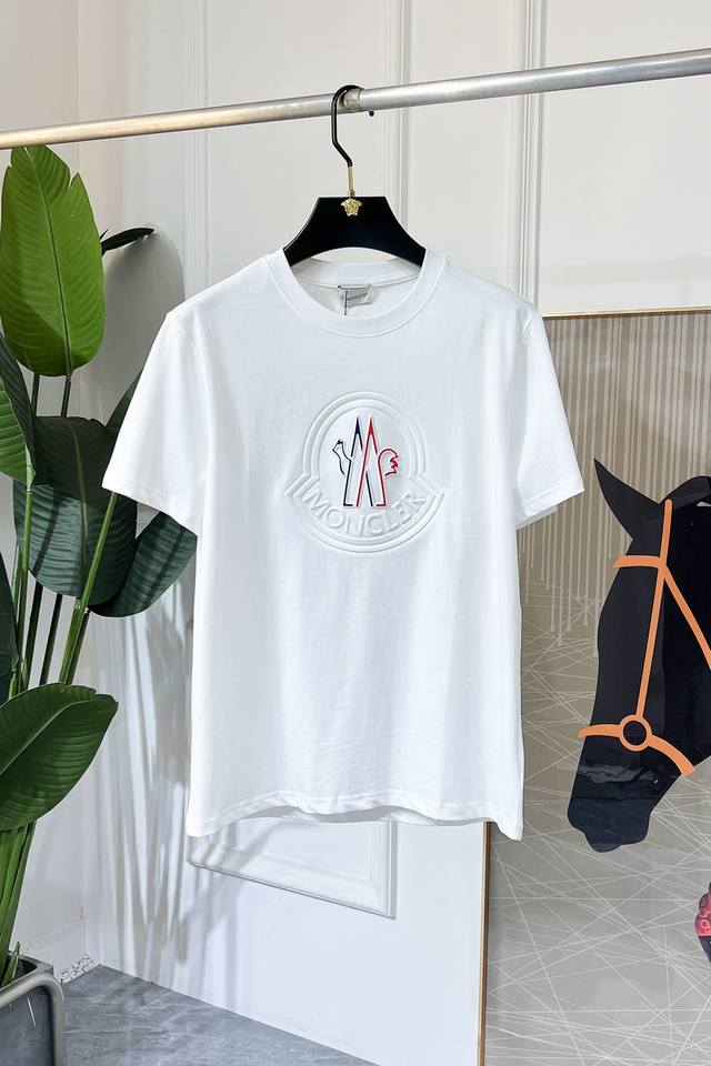 Moncler 2025Ss Year of the Snake Spring/Summer Premium Short-Sleeve T-Shirt, Off