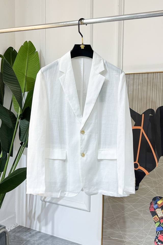 Genia 2025Ss New Year Spring Collection Casual Linen Sunscreen Suit Jacket: A st