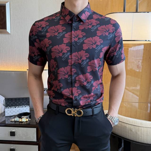 Valentino 2025 Spring/Summer Fashion Hot Selling Short-Sleeve Shirt, sourced fro