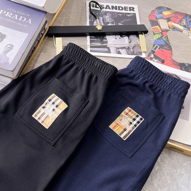 Burberry 2025Ss official summer new arrival high-end casual shorts, made with im