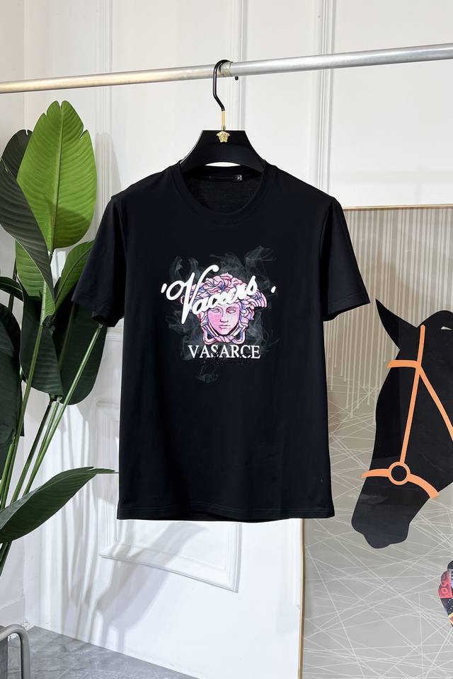 Versace 2025 Spring/Summer Year of the Snake Commemorative Printed Short-Sleeve