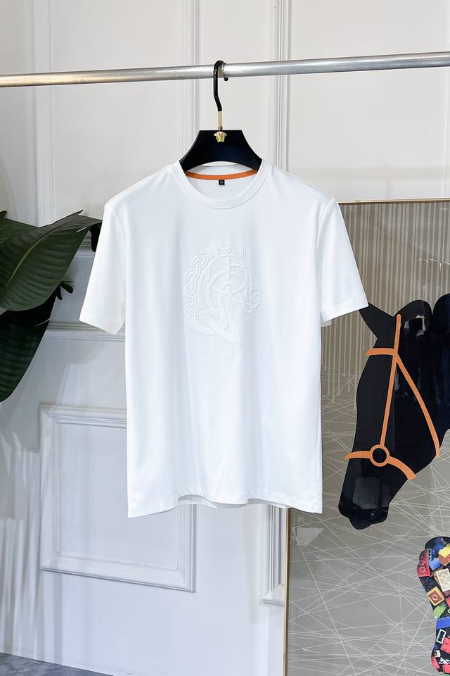 Hermes 2025 Spring/Summer Year of the Snake Commemorative Short-Sleeve T-Shirt,