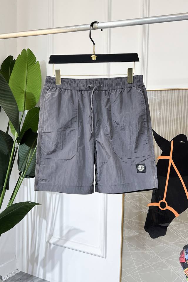 Stone Island 2025Ss official website synchronized summer new high-end shorts, ma