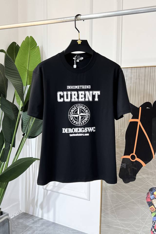 Stone Island 2025Ss Year of the Snake Spring/Summer Premium Oversized Short-Slee