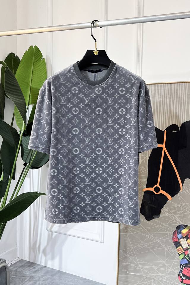 Lv 2025Ss Year of the Snake Spring/Summer Premium Loose Fit Flocked Jacquard Sho
