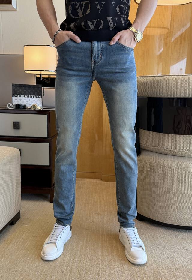 Hermes 2025 Spring/Summer Snake Year of the Snake New Year Jeans. 1:1 replica of