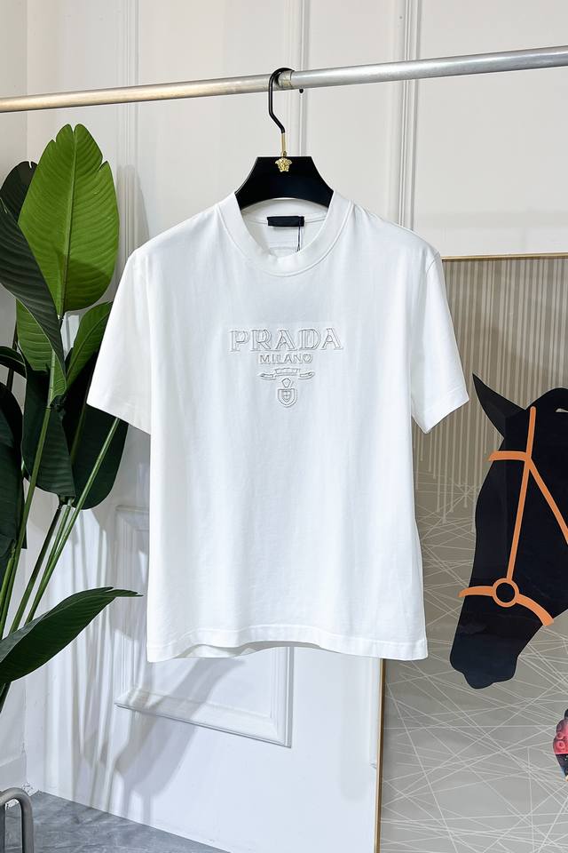 Prada - 2025Ss Year of the Snake Spring/Summer Premium Loose Fit Short-Sleeve T-