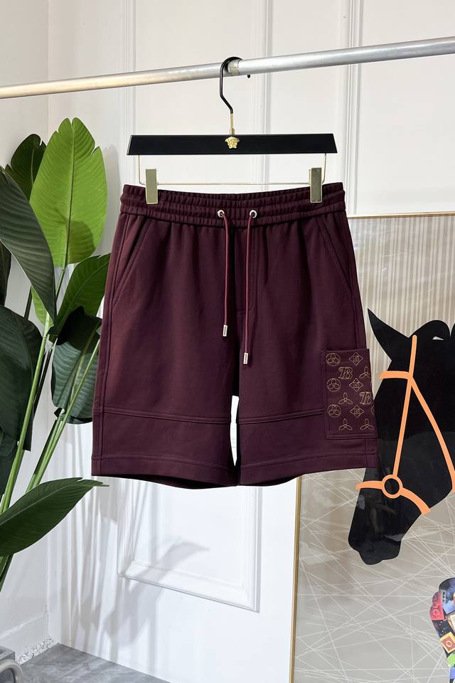 Lv 2025Ss Official Summer New Arrival High-End Shorts, made with imported cotton