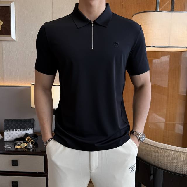 Luo Yiwei - 2025 Spring/Summer Polo Collar Short-Sleeve Collection. Made from pr