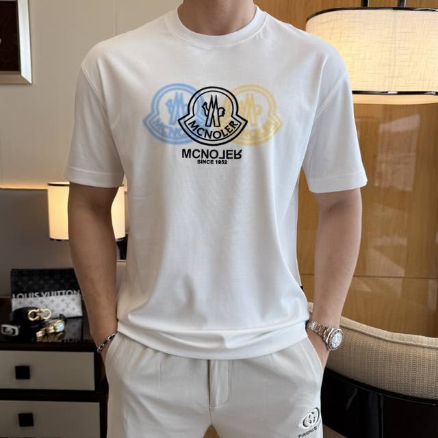 Moncler 2025Ss Year of the Snake Spring/Summer Premium Wide-Sleeve T-Shirt, Offi