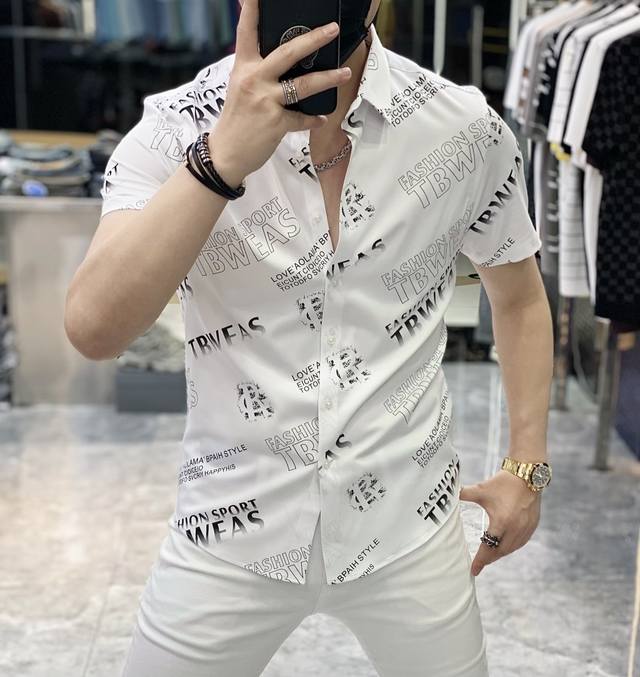 Kavali 2025 Spring/Summer Fashion Hot Selling Short-Sleeve Shirt, sourced from a