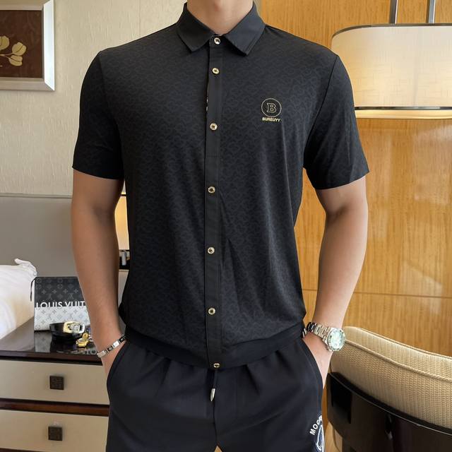 Burberry - 2025 Spring/Summer New Polo Collar Short-Sleeve Collection. Made with