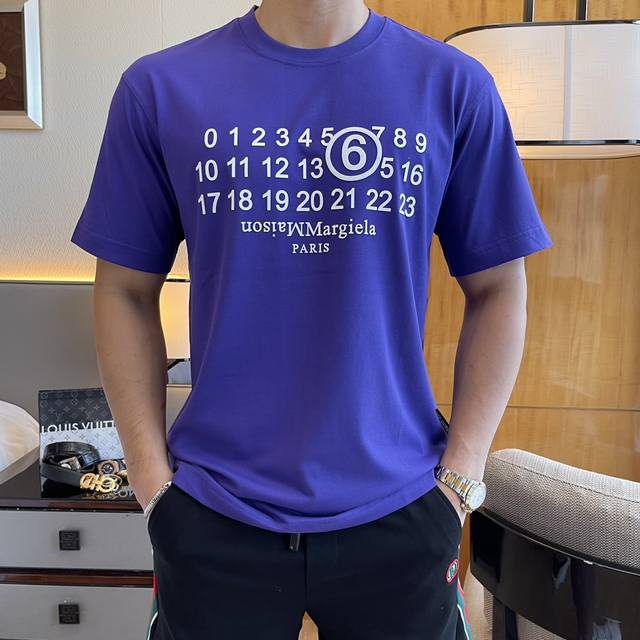 Margiela 2025 Spring/Summer Newest Hot Selling Wide-Sleeve T-Shirt. Made with cu