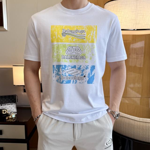 Balenciaga 2025Ss Year of the Snake Spring/Summer Premium Wide-Sleeve T-Shirt, O