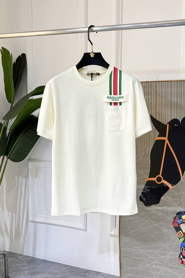 Gucci 2025Ss Year of the Snake Spring/Summer Premium Loose Fit Short-Sleeve T-Sh