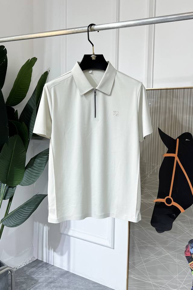 Luo Yiwei 2025Ss Spring/Summer New Polo Collar Short-Sleeve Collection. Made fro