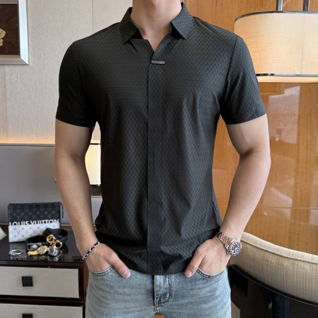 Brutti 2025Ss Spring/Summer New Polo Collar Short-Sleeve Collection. Made from p