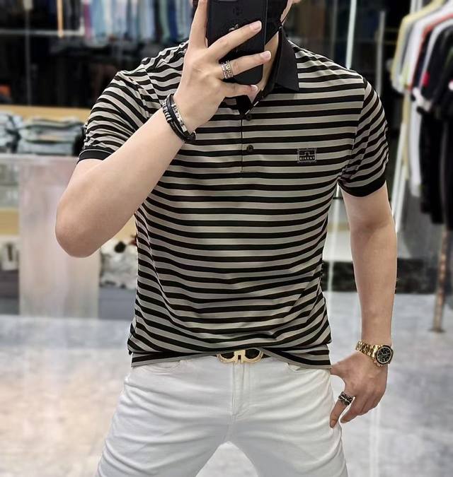 Armani 2025 Spring/Summer Polo Collar Short-Sleeve Collection. Made from premium