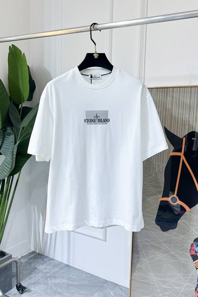 Stone Island - 2025 Spring/Summer New Unisex Short-Sleeve T-Shirt, Available Now